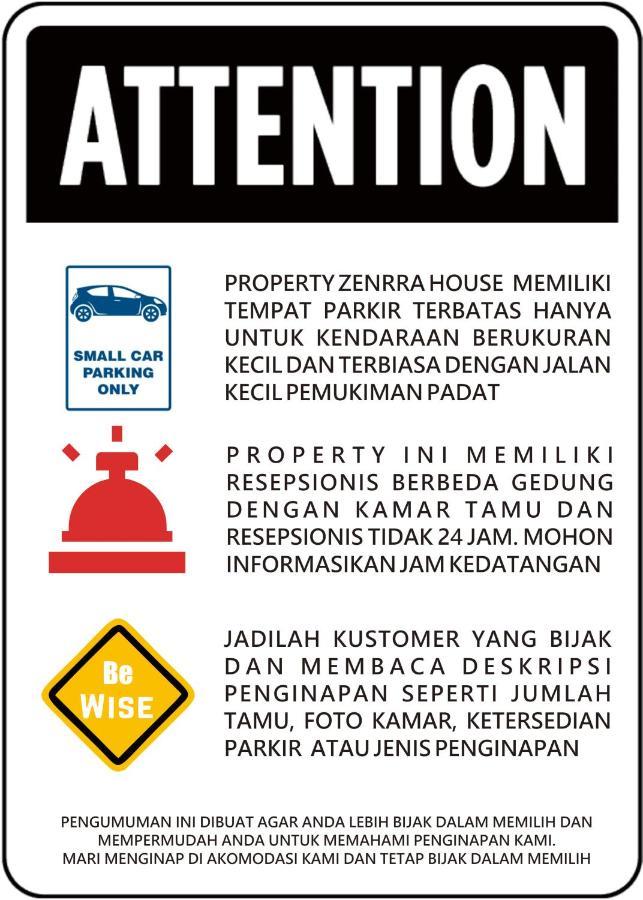 Zenrra House Hotell Bandung Eksteriør bilde